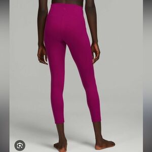 Lululemon Athletica Magenta Instill 25in leggings